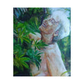 Botanical Figure Poster — Surreal Portrait in Lush Greenery